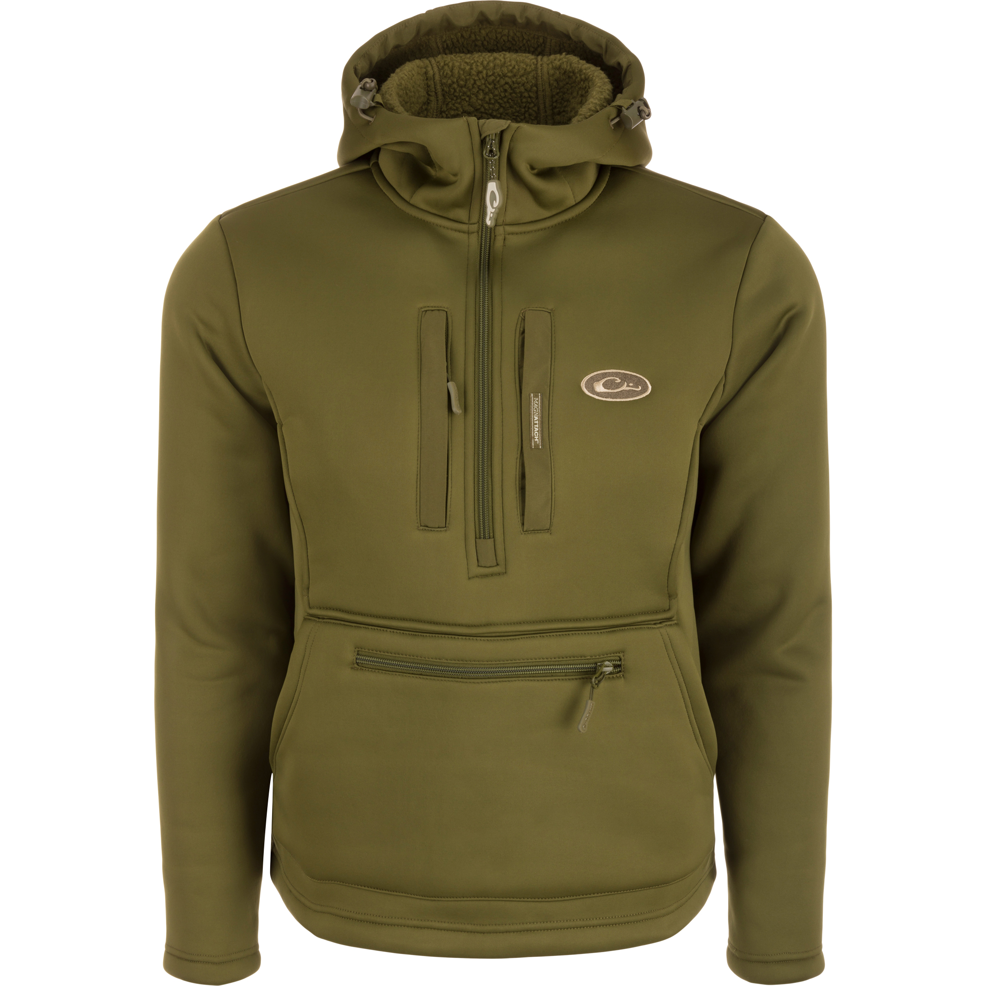 Olive Drake Waterfowl Ultimate Wader 1/4 Zip Hoodie